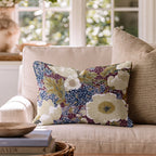 Ellis Flower Throw Pillow throw pillow - Hillcroft Home