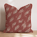 Ember Sparks on Crimson Throw Pillow - Hillcroft Home