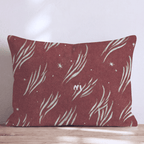 Ember Sparks on Crimson Throw Pillow - Hillcroft Home