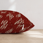 Ember Sparks on Crimson Throw Pillow - Hillcroft Home