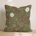 Emma Poinsettas Throw Pillow - Hillcroft Home
