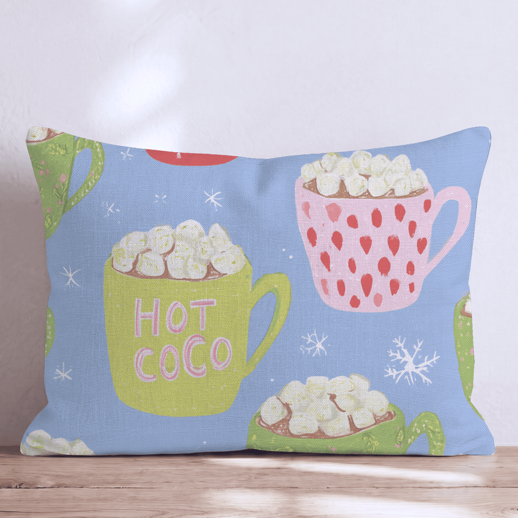 Endless Hot Coco Throw Pillow - Hillcroft Home