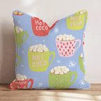 Endless Hot Coco Throw Pillow - Hillcroft Home