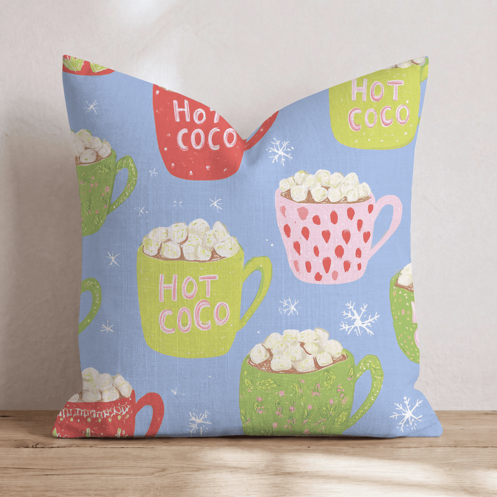 Endless Hot Coco Throw Pillow - Hillcroft Home