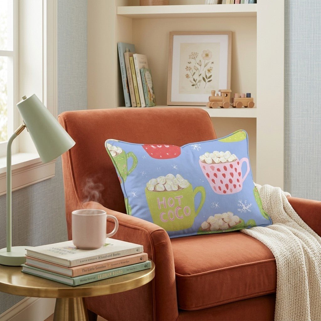 Endless Hot Coco Throw Pillow - Hillcroft Home