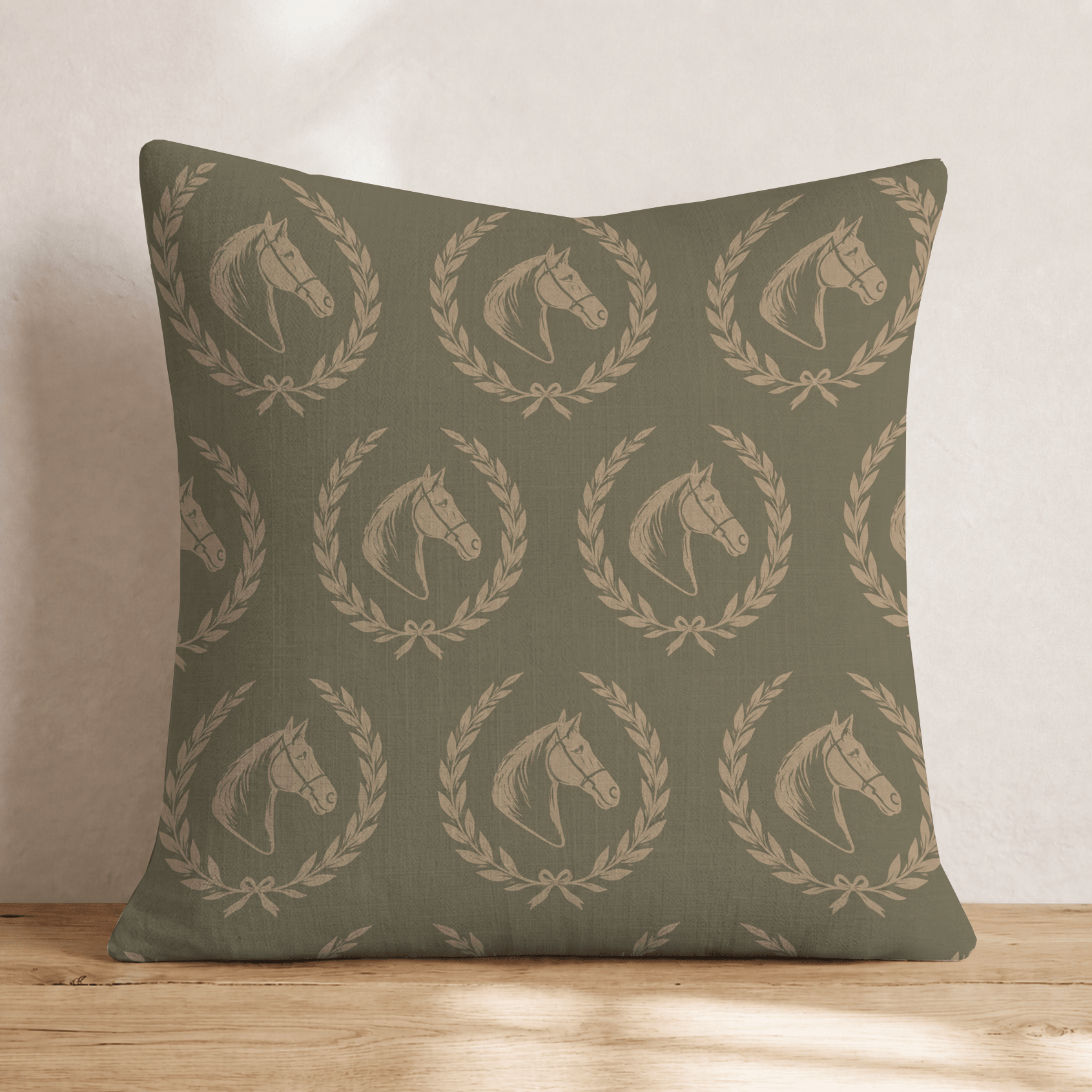 Equestrian Club Throw Pillow - Hillcroft Home