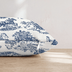Equestrian Toile Throw Pillow - Hillcroft Home