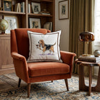 Espresso Martini Basset Hound Throw Pillow - Hillcroft Home