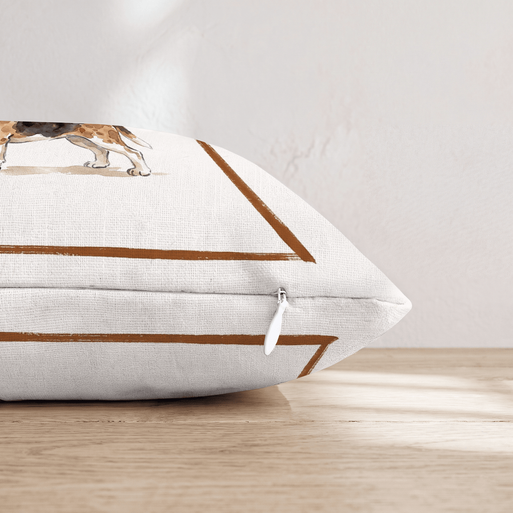 Espresso Martini Beagle Throw Pillow - Hillcroft Home