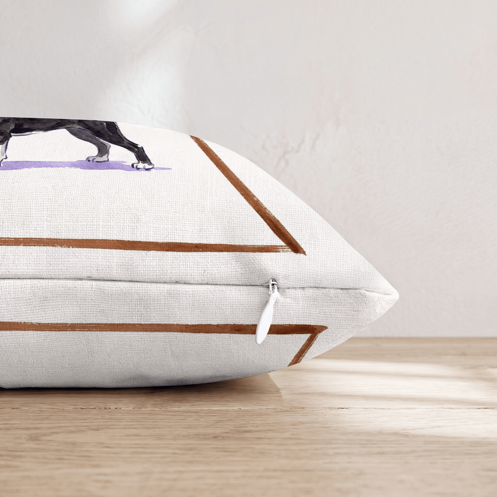Espresso Martini Boston Terrier Throw Pillow - Hillcroft Home