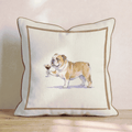 Espresso Martini Bulldog Throw Pillow - Hillcroft Home