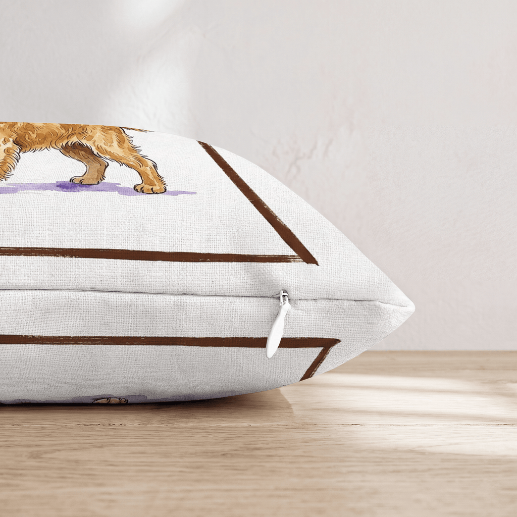 Espresso Martini Cocker Spaniel Throw Pillow - Hillcroft Home