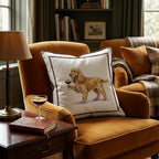 Espresso Martini Cocker Spaniel Throw Pillow - Hillcroft Home