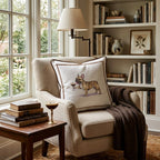 Espresso Martini French Bulldog Throw Pillow - Hillcroft Home