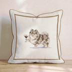 Espresso Martini Pomeranian Throw Pillow - Hillcroft Home