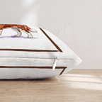 Espresso Martini Saint Bernard Throw Pillow - Hillcroft Home