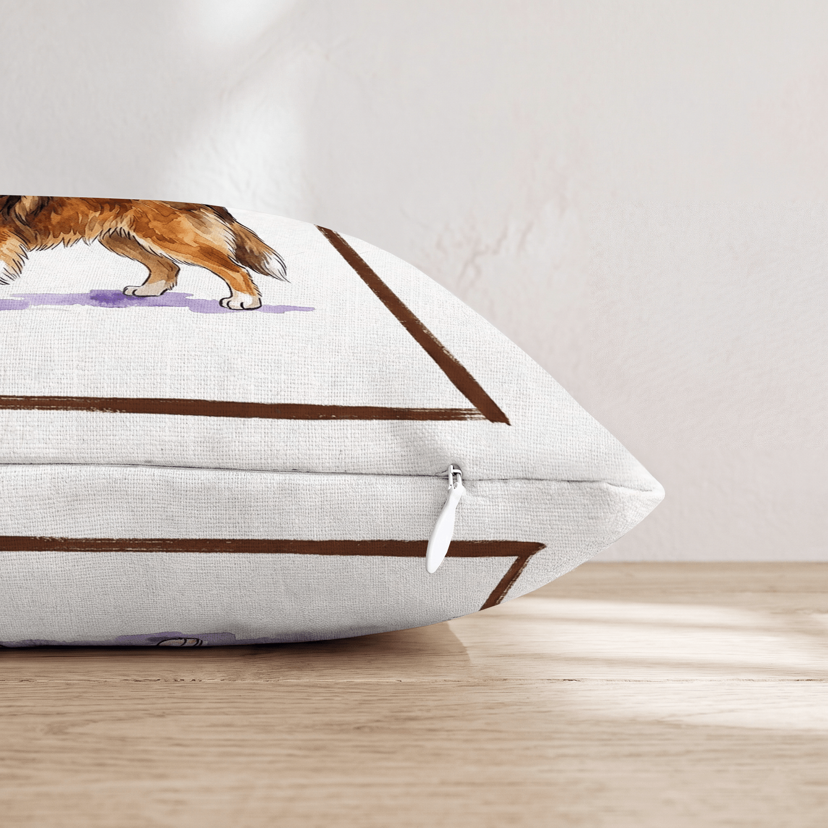 Espresso Martini Shetland Sheepdog Throw Pillow - Hillcroft Home