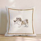 Espresso Martini Shih Tzu Throw Pillow - Hillcroft Home
