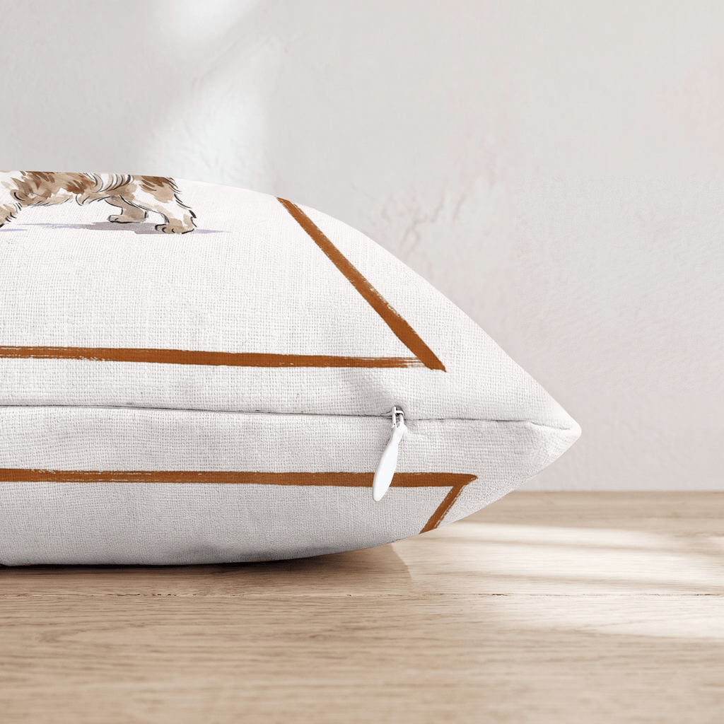 Espresso Martini Shih Tzu Throw Pillow - Hillcroft Home