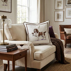 Espresso Martini Springer Spaniel Throw Pillow - Hillcroft Home