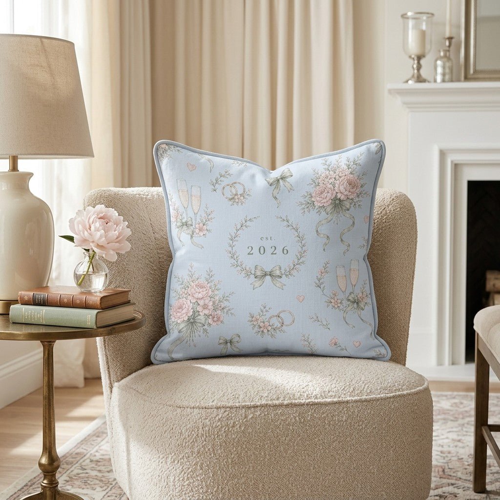 Est. 2026 Throw Pillow - Hillcroft Home