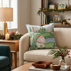 Estate Green Golfer Throw Pillow throw pillow - Hillcroft Home