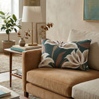 Evening Lily Throw Pillow throw pillow - Hillcroft Home
