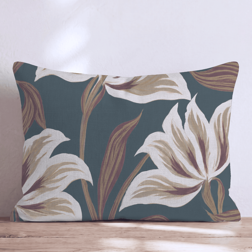 Evening Lily Throw Pillow throw pillow - Hillcroft Home