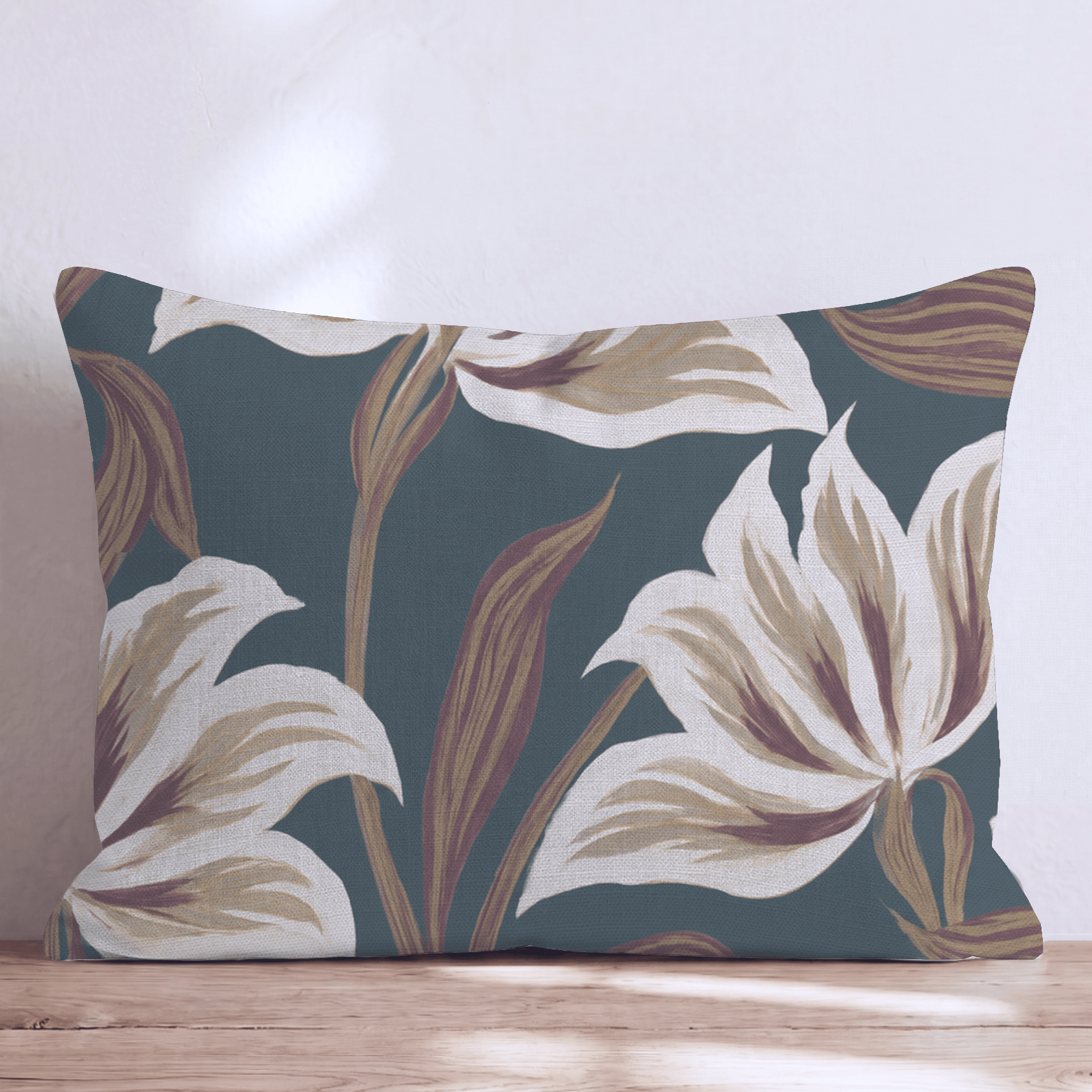 Evening Lily Throw Pillow throw pillow - Hillcroft Home