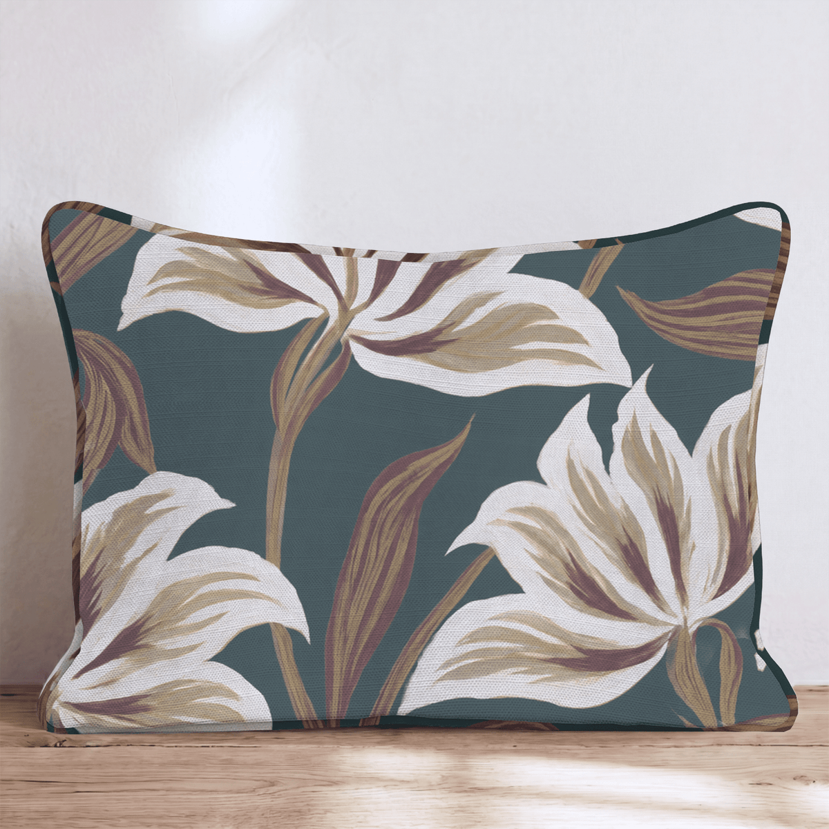 Evening Lily Throw Pillow throw pillow - Hillcroft Home