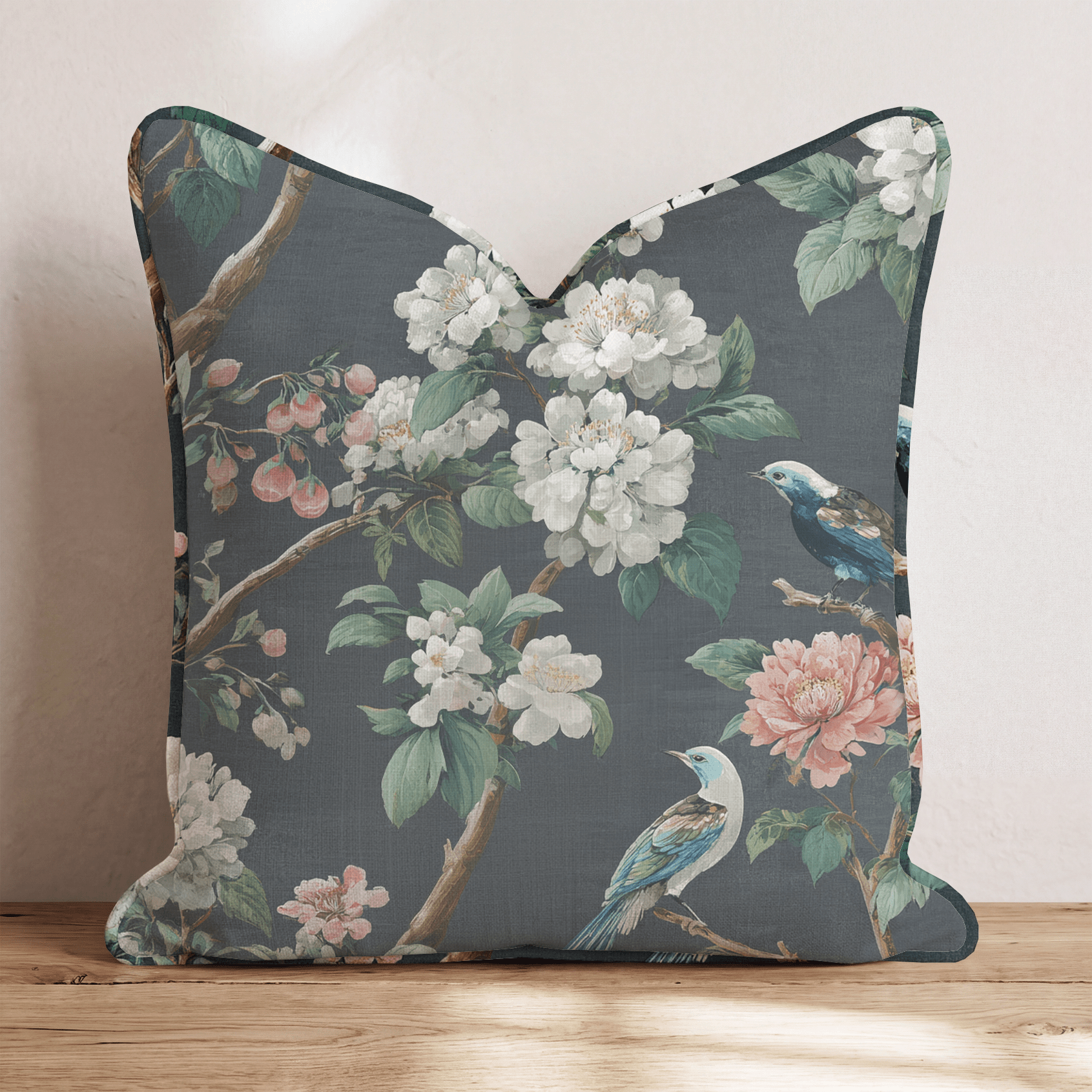 Evera Blossoms Throw Pillow - Hillcroft Home