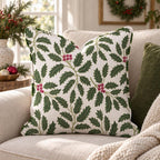 Evergreen Bower Throw Pillow throw pillow - Hillcroft Home