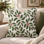 Evergreen Bower Throw Pillow throw pillow - Hillcroft Home