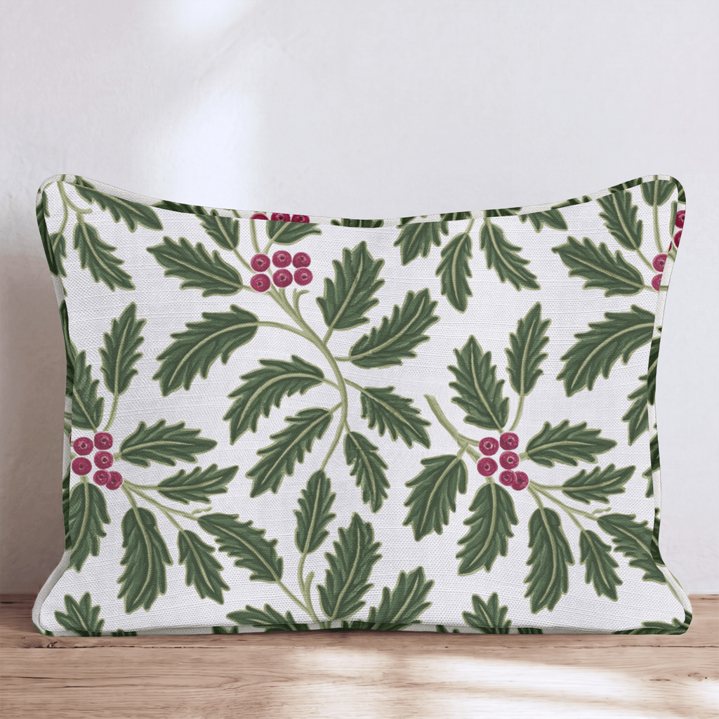 Evergreen Bower Throw Pillow throw pillow - Hillcroft Home