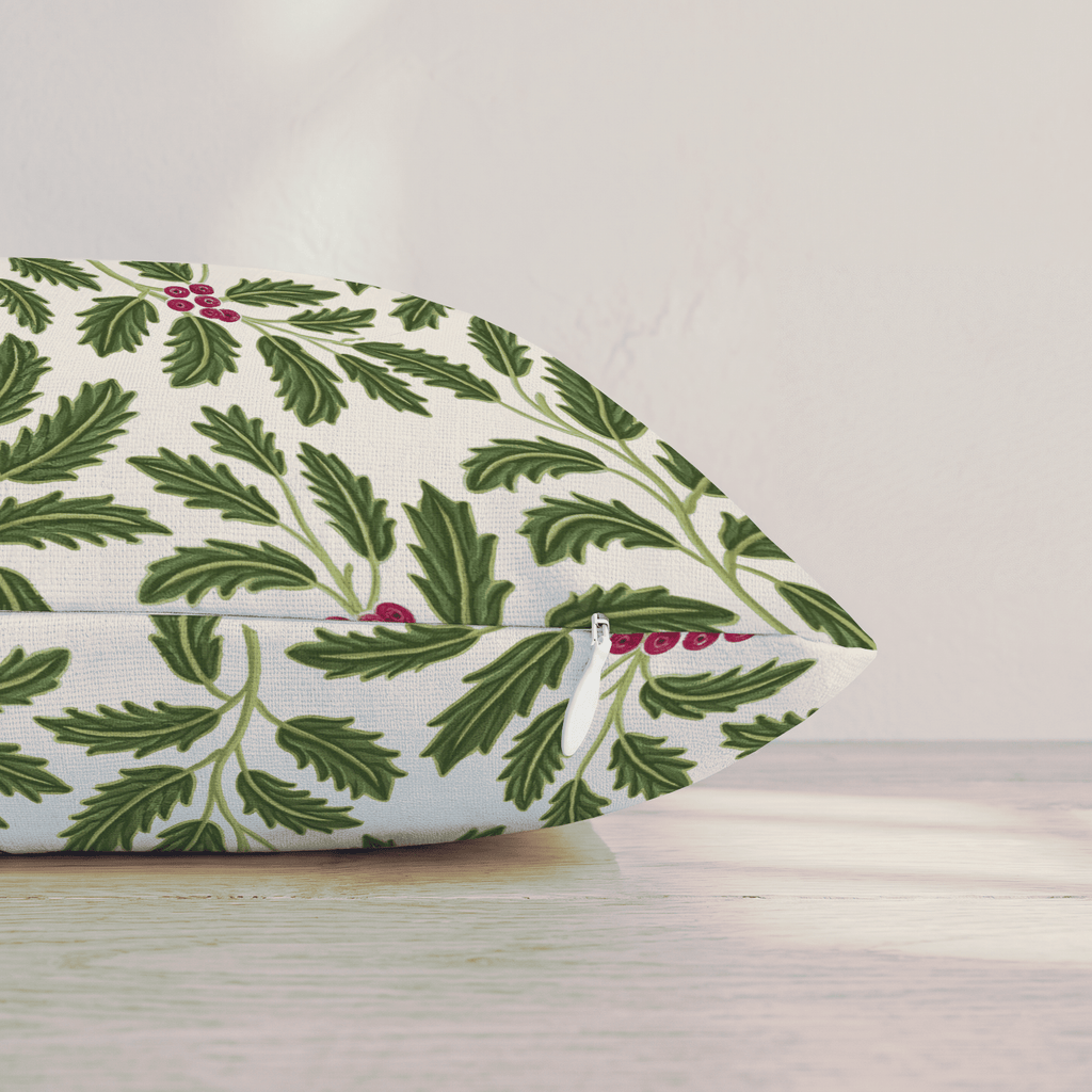 Evergreen Bower Throw Pillow throw pillow - Hillcroft Home
