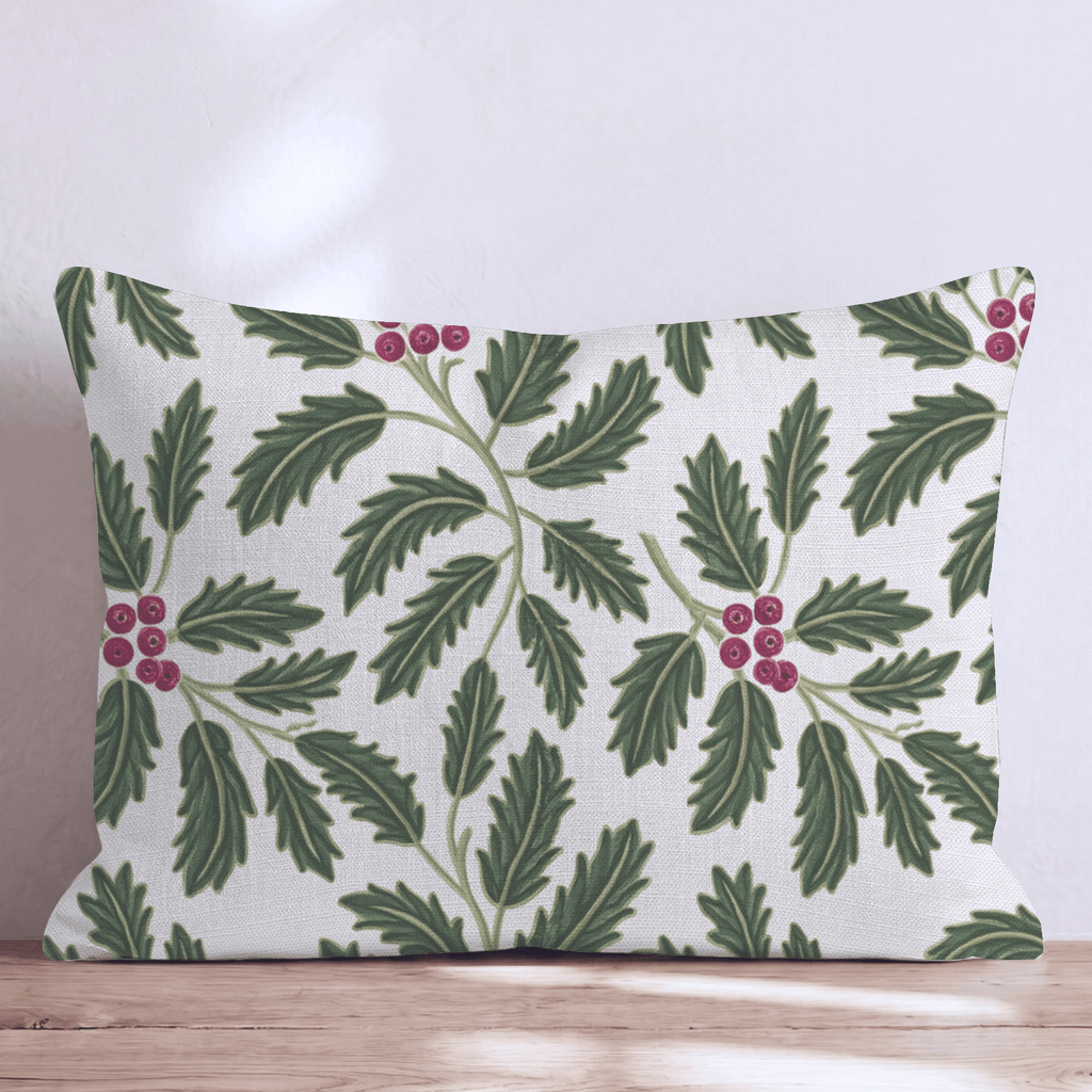 Evergreen Bower Throw Pillow throw pillow - Hillcroft Home