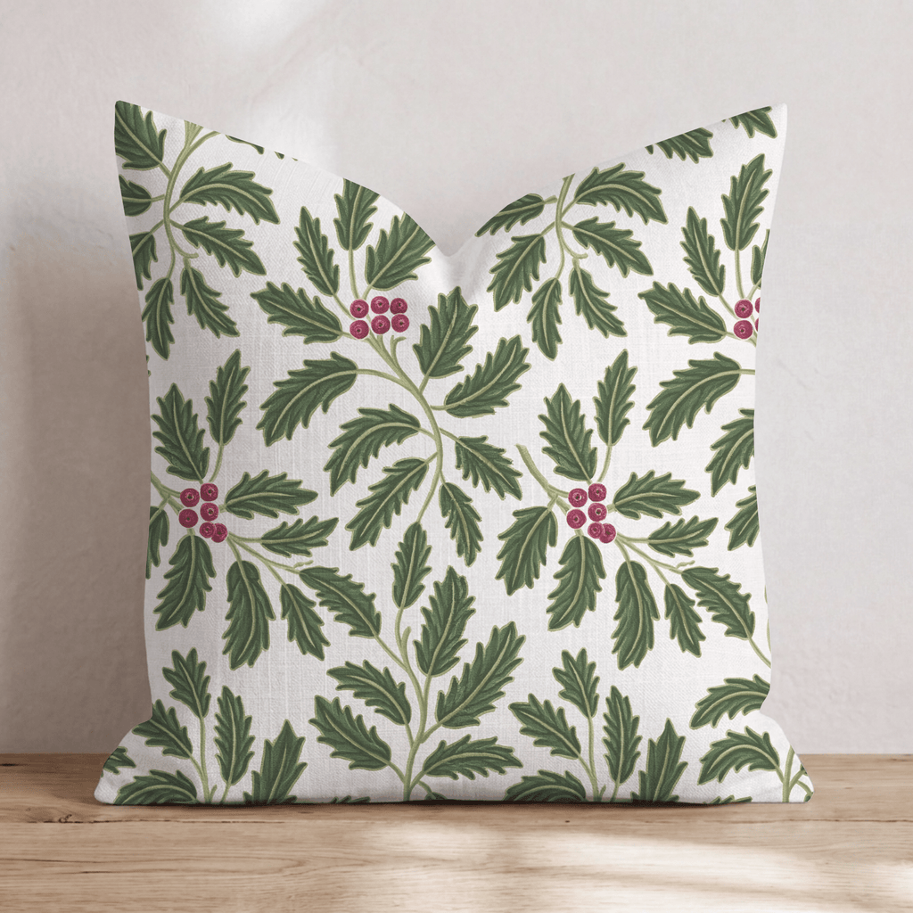 Evergreen Bower Throw Pillow throw pillow - Hillcroft Home