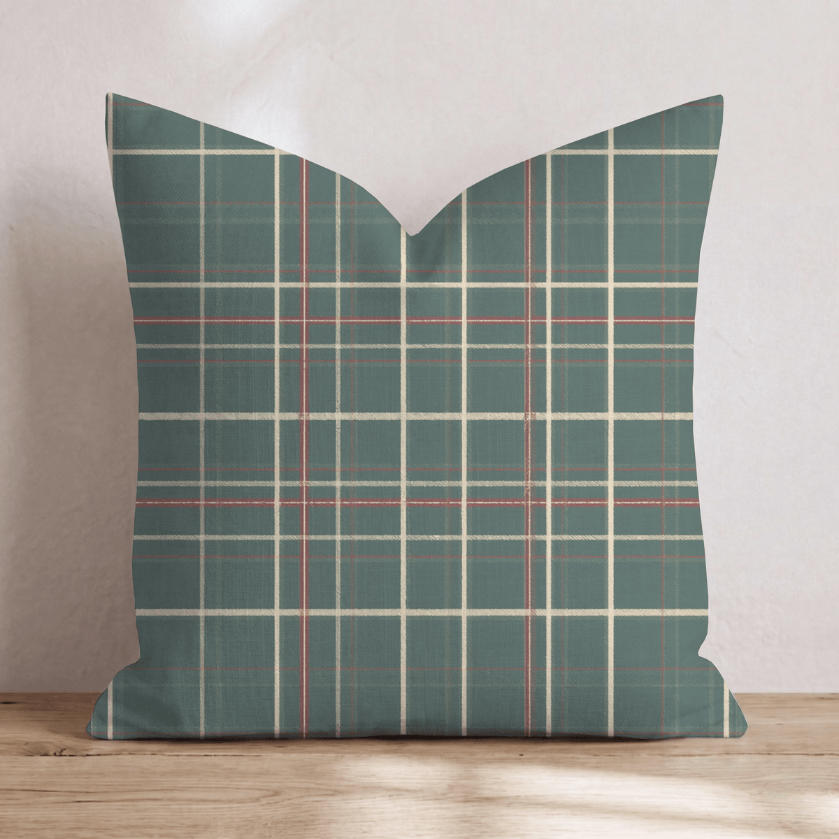 Evergreen Estate Tartan Throw Pillow throw pillow - Hillcroft Home