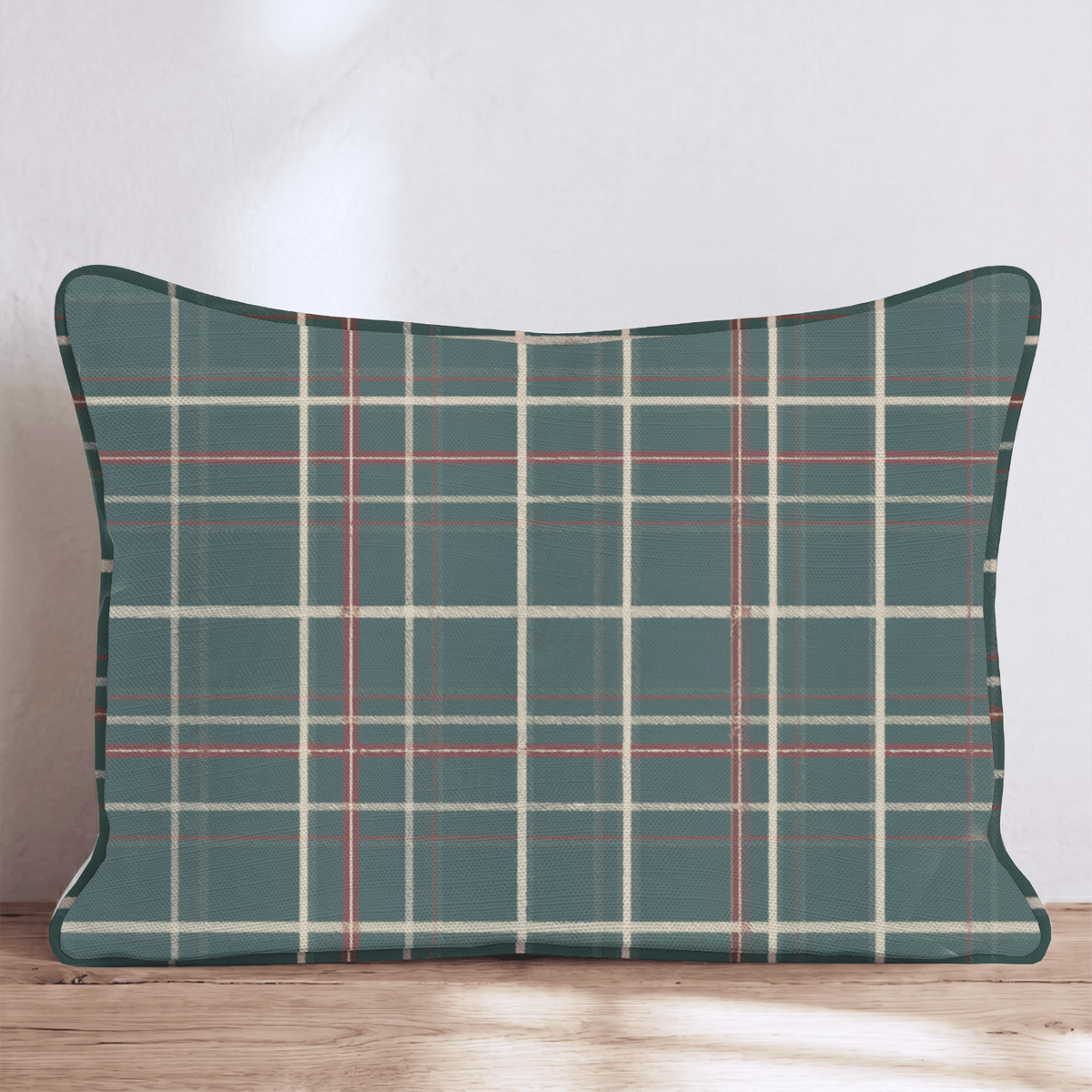 Evergreen Estate Tartan Throw Pillow throw pillow - Hillcroft Home
