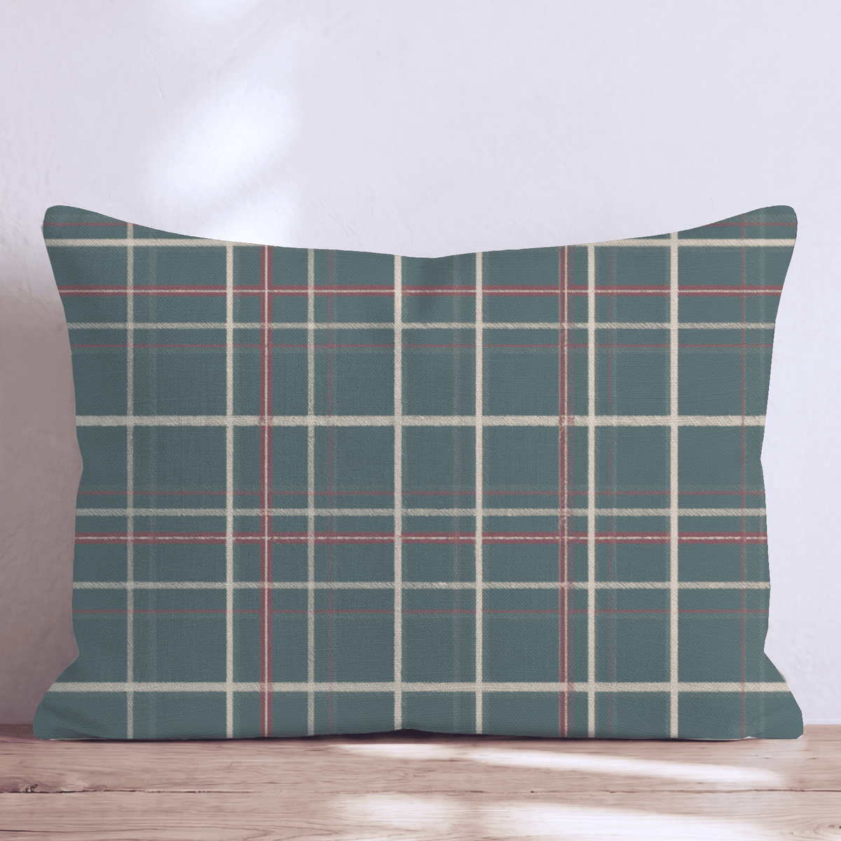 Evergreen Estate Tartan Throw Pillow throw pillow - Hillcroft Home