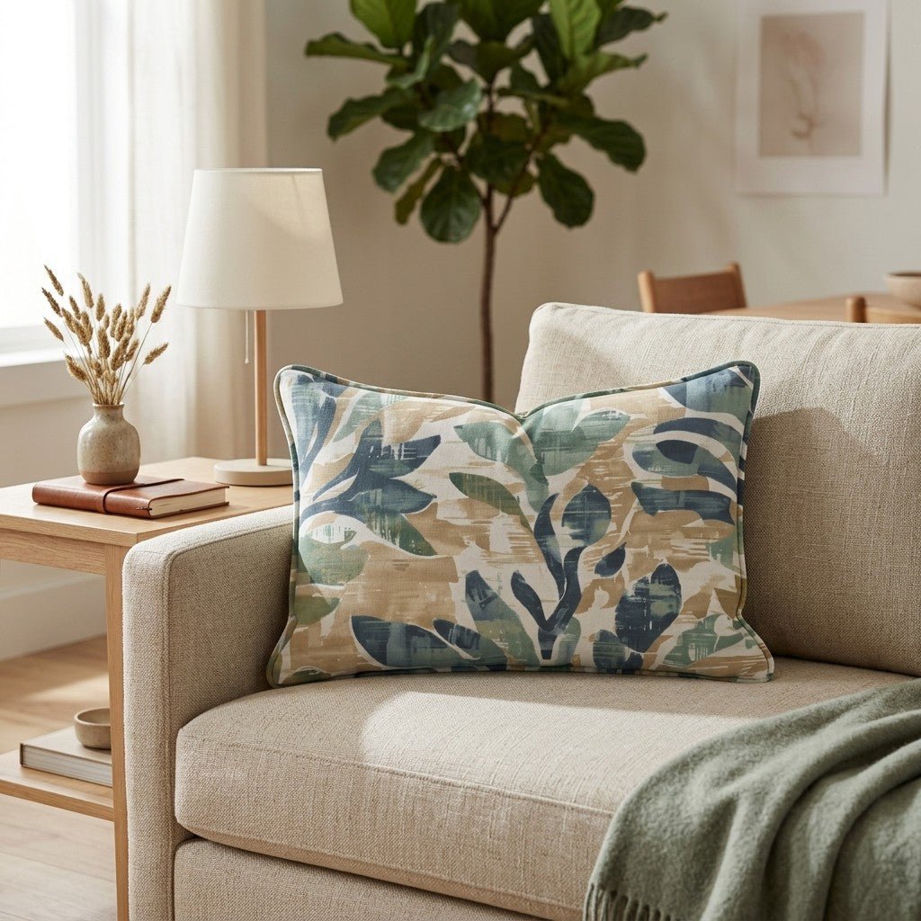 Evergreen Light Throw Pillow - Hillcroft Home