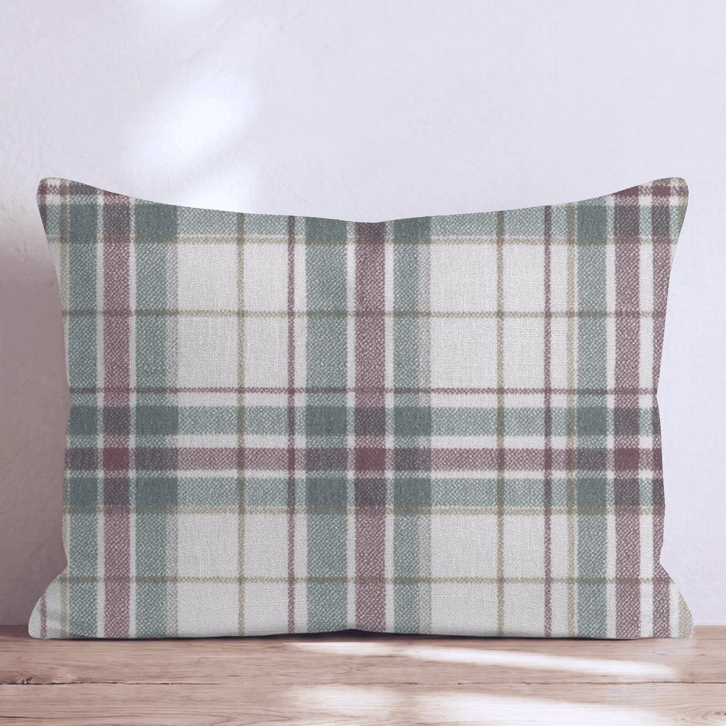 Evergreen Tartan Plaid Throw Pillow - Hillcroft Home