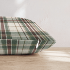 Evergreen Tartan Plaid Throw Pillow - Hillcroft Home