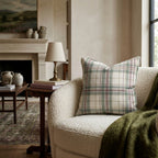 Evergreen Tartan Plaid Throw Pillow - Hillcroft Home