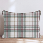 Evergreen Tartan Plaid Throw Pillow - Hillcroft Home