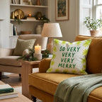 Extremely Merry Throw Pillow throw pillow - Hillcroft Home