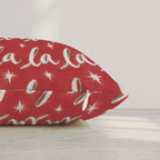 Fa La La Follies Throw Pillow throw pillow - Hillcroft Home