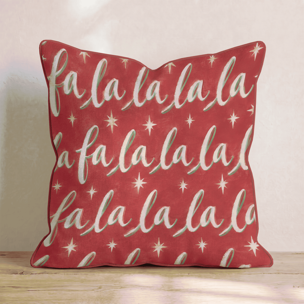 Fa La La Follies Throw Pillow throw pillow - Hillcroft Home