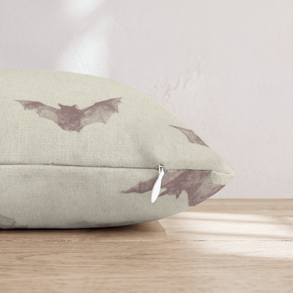 Faded Bats Throw Pillow - Hillcroft Home