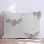 Faded Bats Throw Pillow - Hillcroft Home